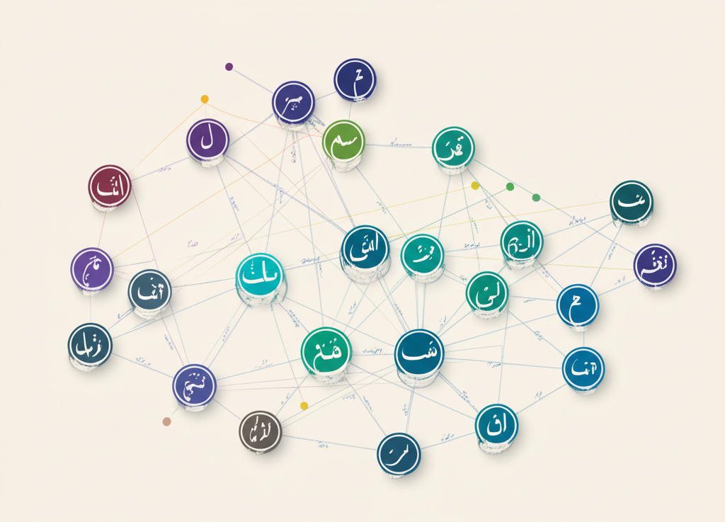 Network Analysis visualization showing communication patterns